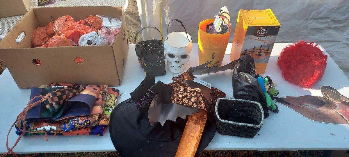 (I-50) 2 BOXES OF VARIOUS HALLOWEEN ITEMS