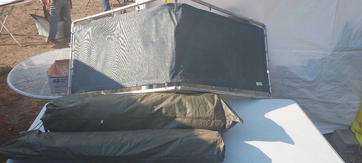 (I-63) CAMP COT AND TENT