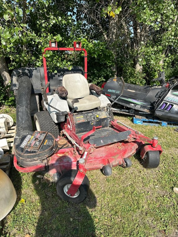 (I-335) EXMARK 0-TURN MOWER WITH POWER BAGER, 23.5 KOHLER ENGINE, 62" DECK, WORKS