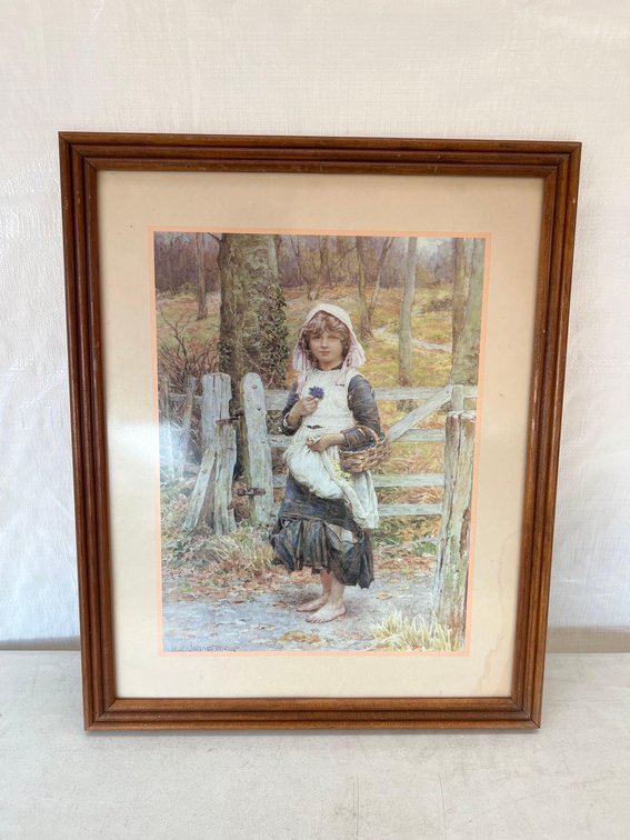 (I-67) FRAMED H.J. JOHNSTONE SIGNED PICTURE