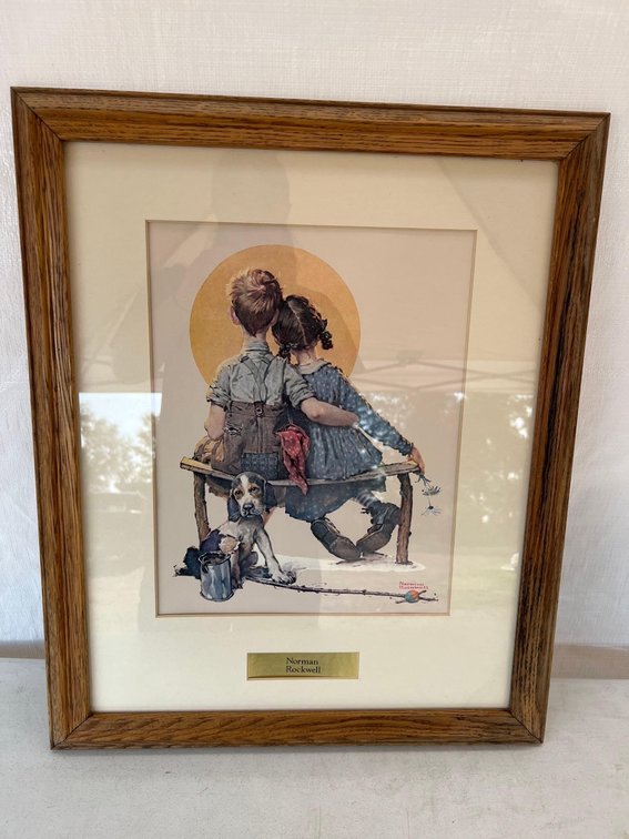 (I-68) FRAMED EDITION NORMAN ROCKWELL PICTURE