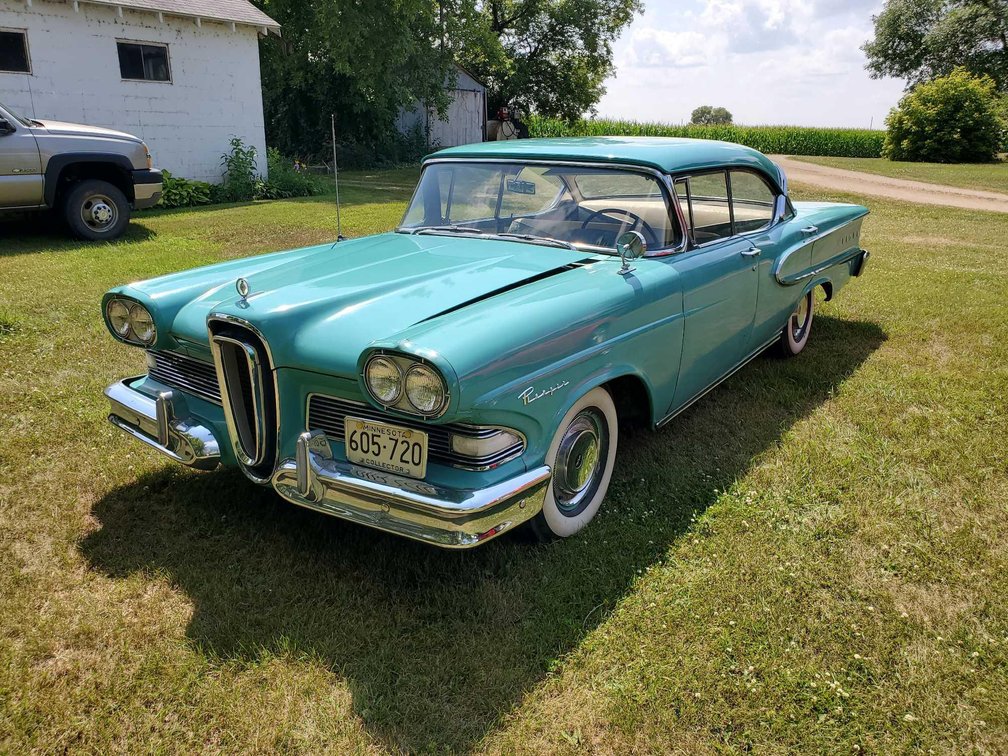 (I-109B) (TITLE) 1958 FORD EDSEL RANGER, 4 DOOR, 36,125 MILES SHOWING, RUNS