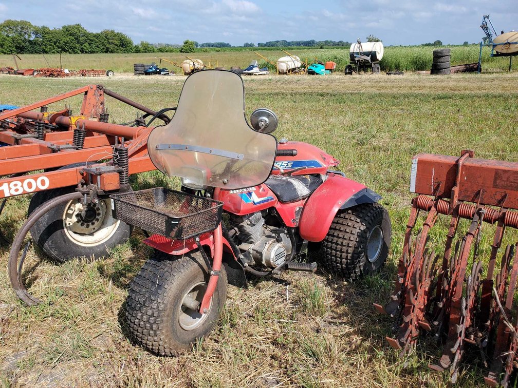 (I-36A) HONDA 185 3 WHEELER, UNKNOWN CONDITION, NEW TIRES