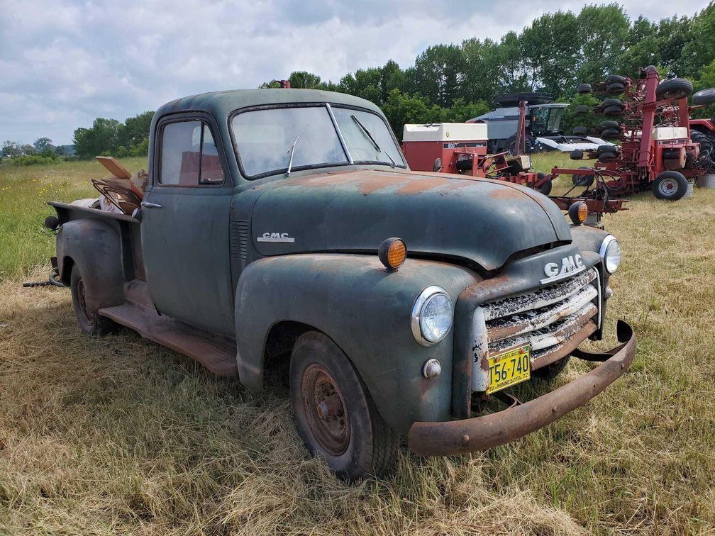 (I-88A) GMC PICKUP, INLINE 6 CYLINDER ENGINE, UNKNOWN CONDITION