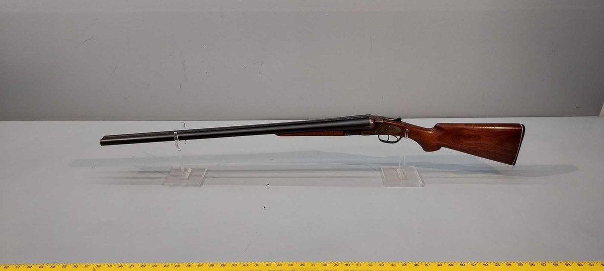 (I-400C) BAKER GUN CO BLACK BEAUTY MODEL 12 GAUGE SIDE BY SIDE SHOTGUN, SN NOT FOUND