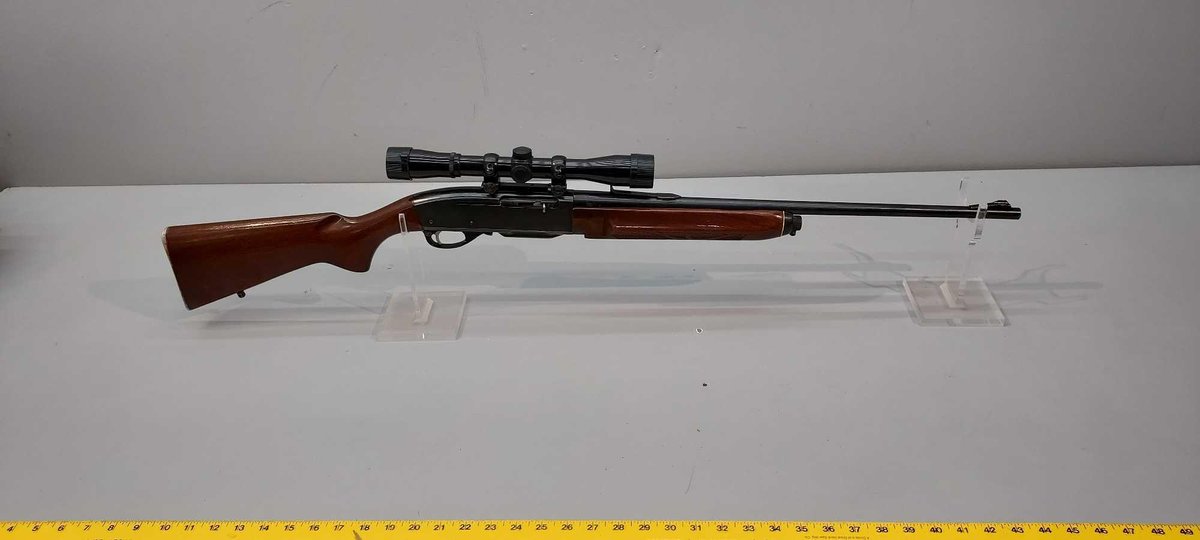 (I-401C) REMINGTON MODEL 740 WOODSMASTER  SEMI AUTO 30-06, WITH SCOPE, SN# 169225