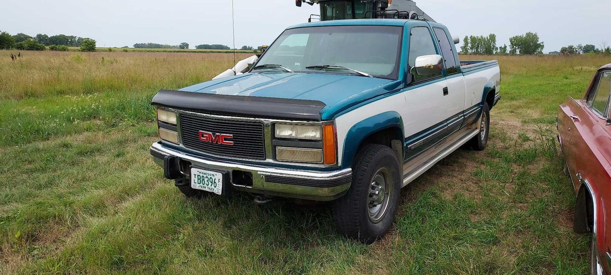 (I-869A) (TITLE) 1993 GMC SIERRA 3500 SLE, 4X4, EXTENDED CAB, 6.5 TURBO DIESEL, 152,740 MILES SHOWN 