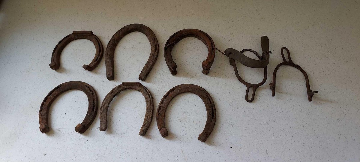 HORSESHOES, AND SPUR HOLDERS