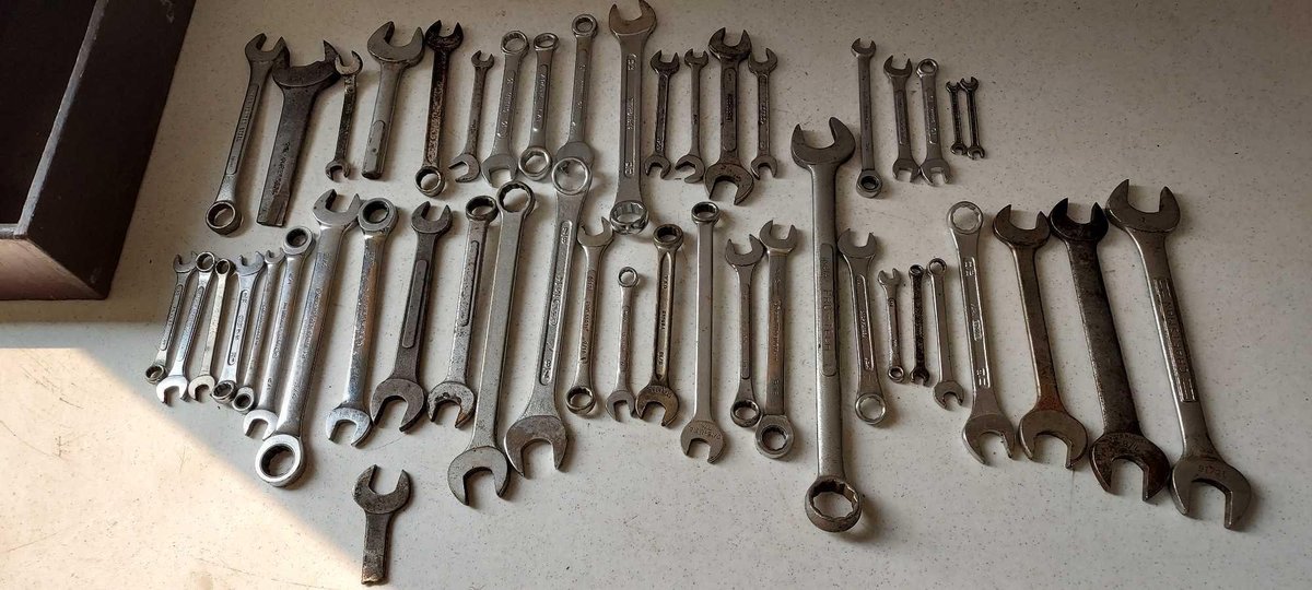 ASSORTMENT OF OPEN ENDED WRENCHES