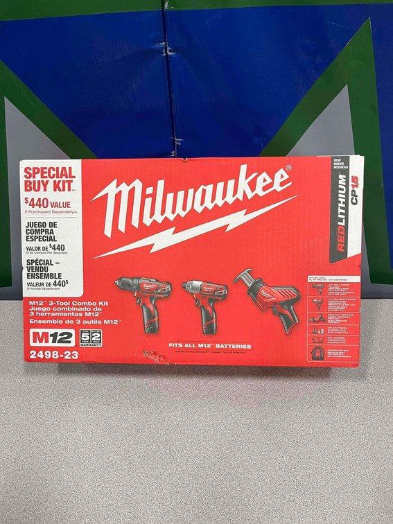 Milwaukee M12 tool set donated by Cory's Hometown Electric