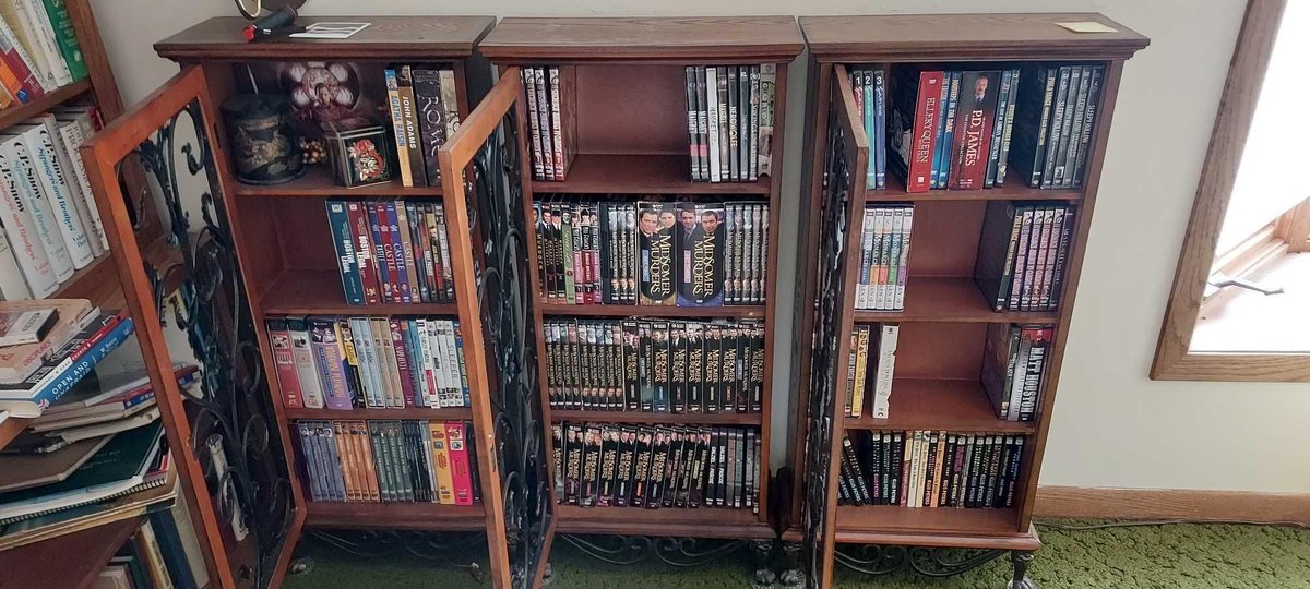 LARGE ASSORTMENT OF VARIOUS DVDS, SHELF NOT INCLUDED