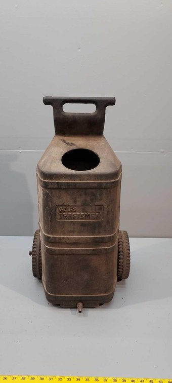 (I-61) CRAFTSMAN POLY CONTAINER ON WHEELS