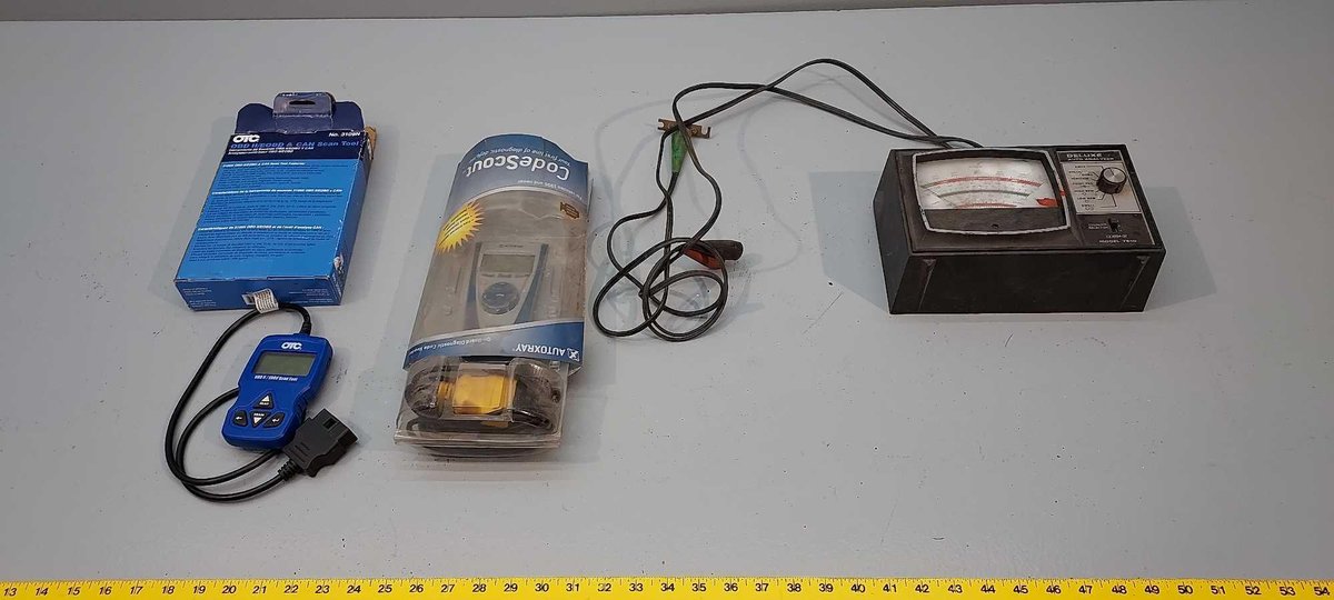 (I-63) AUTO ANALYZER, OTC OBD 2 SCAN TOOL, AND AUTO XRAY CODE SCOUT DIAGNOSTIC TOOL