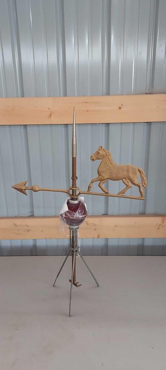 DECORATIVE HORSE WEATHER VANE