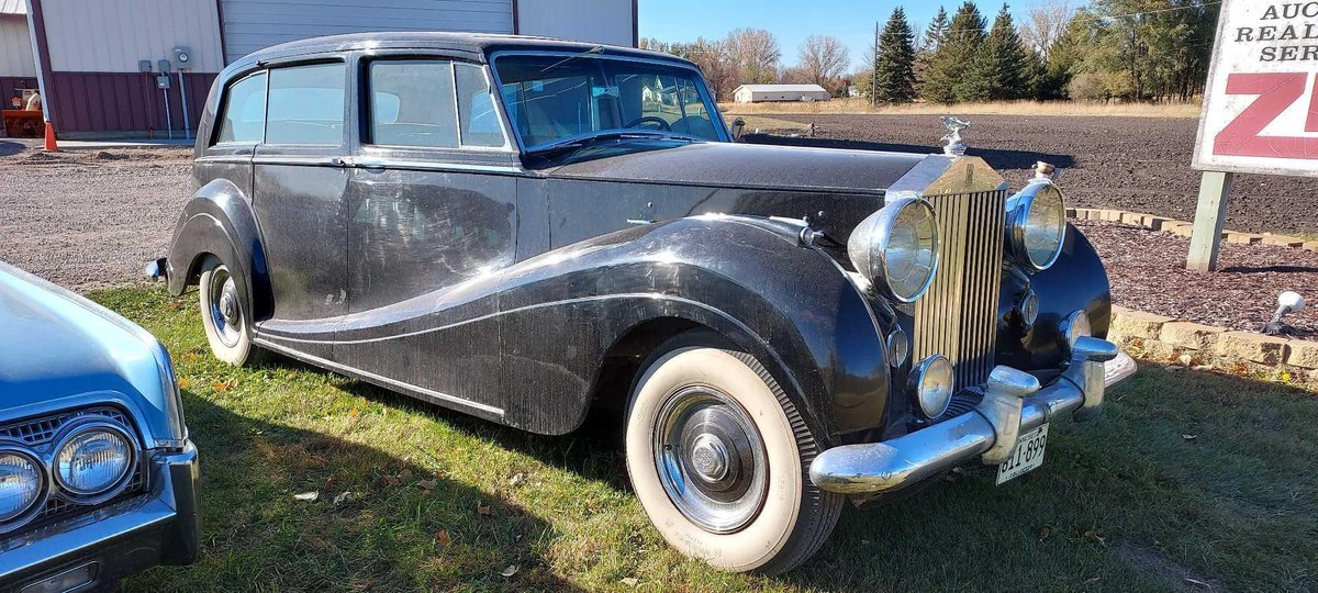 (TITLE) 1954 ROLLS ROYCE SILVER WRAITH, STRAIGHT 6 CYL GAS ENGINE, AUTOMATIC TRANSMISSION, APPROX 54