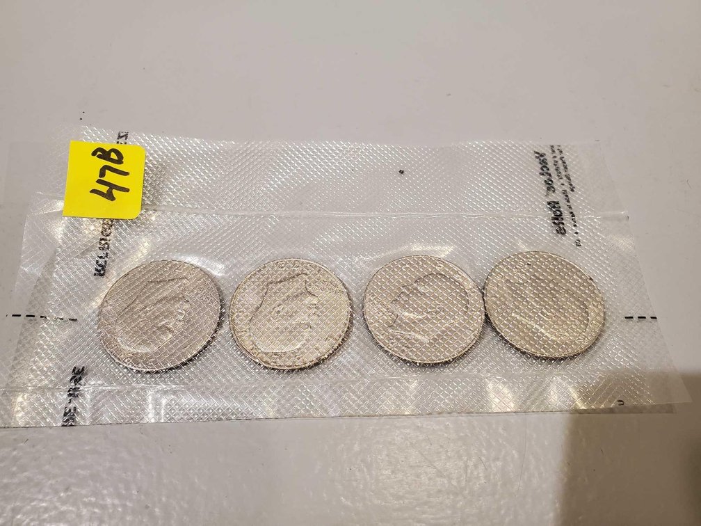 (4) SILVER DOLLARS, 1971, 1972, 1977, & 1978