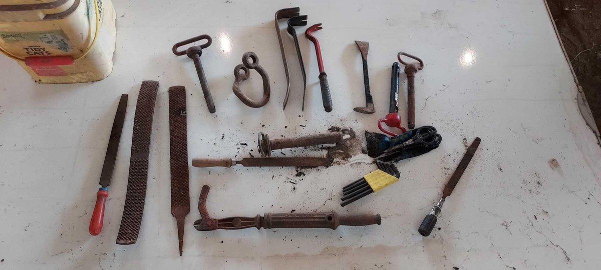 NAIL PULLER, RASPS, CLEVISES, PRY BARS, AND MORE