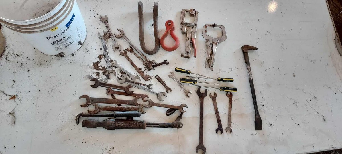 SCREWDRIVERS, CLEVISES, VISE GRIPS, WRENCHES, AND MORE