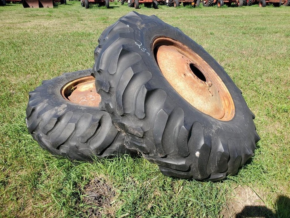 (2) AGRI POWER 18.4 - 34 TIRES AND RIMS