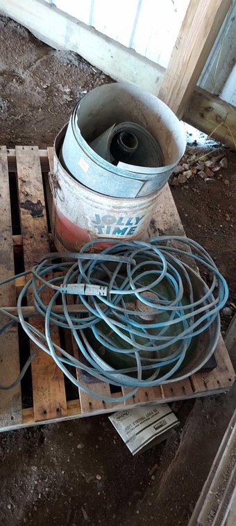 GALVANIZED METAL FLASHING, EXTENSION CORD, AND MORE