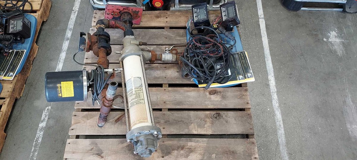 (C-12) DICKEY JOHN COLD FLOW CONTROLLER WITH FLOW TOWER AND CONTROLLER (CONTROLLER IN SHOP)