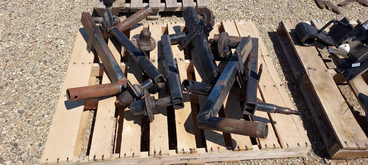 (C-39) (6) GAUGE WHEEL LEGS WITH HUBS