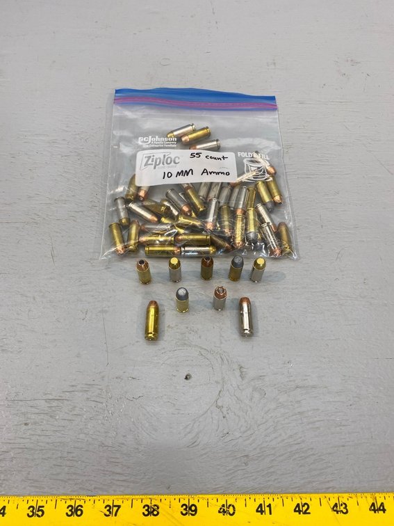(I-12) [55] LOOSE VARIETY OF 10MM ROUNDS