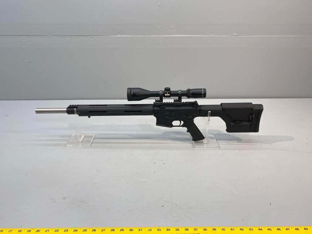 (I-30GA) DPMS A-15 223-5.56MM, BULL BARREL, BURRIS FULLFIELD II OPTICS, 4.5-14X42, SN:N0005408