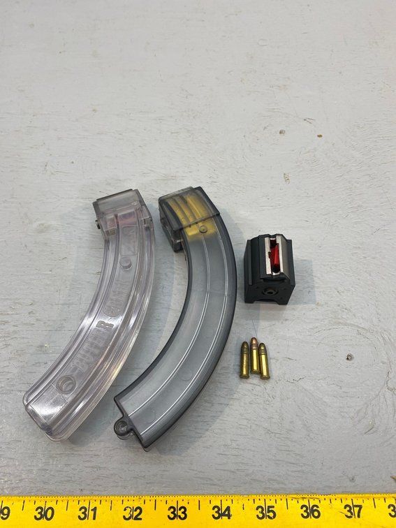 (I-32) [2] 25 RD 10/22 MAGS AND 10 RD 10/22 MAGAZINE
