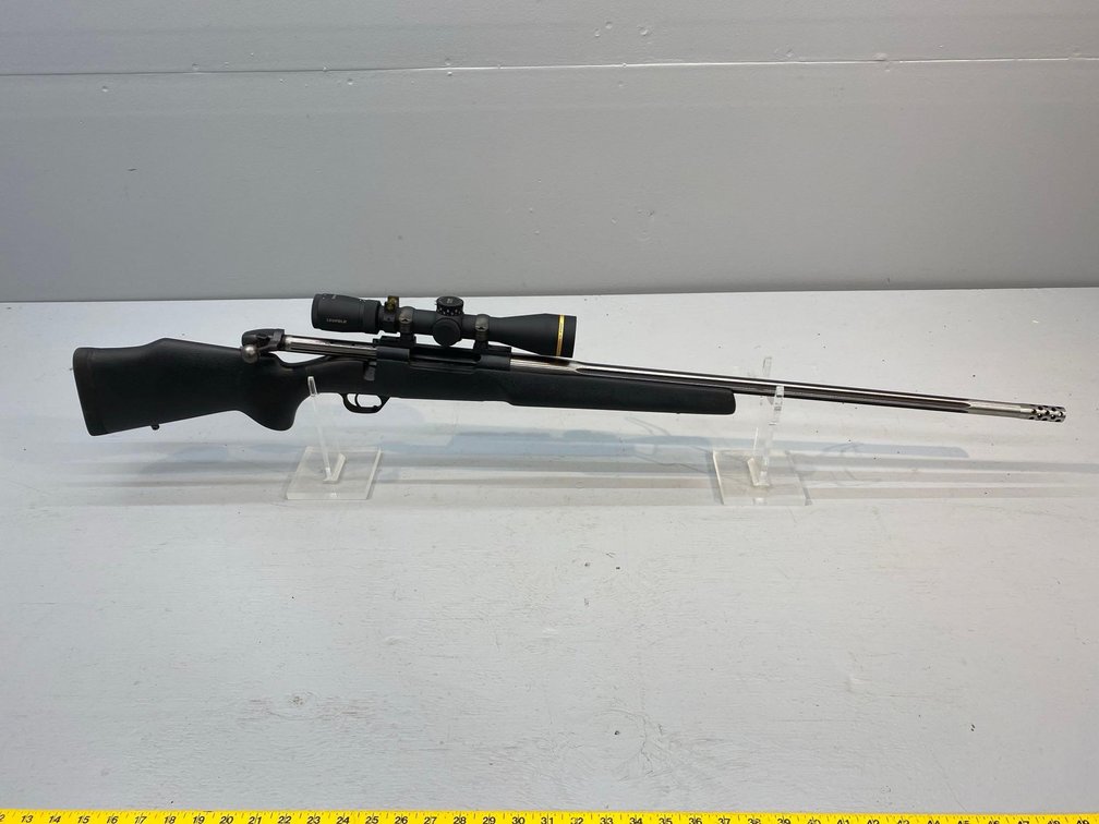 (I-35GA) WEATHERBY MARK V 30-378 BOLT ACTION RIFLE, LEUPOLD VX-5HD 2-10X42 SCOPE, SN:PB035514