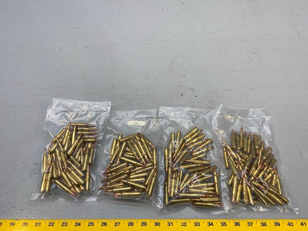 (I-54) [4] BAGS OF [50] HORNADY .223 55 GR V-MAX CARTRIDGES