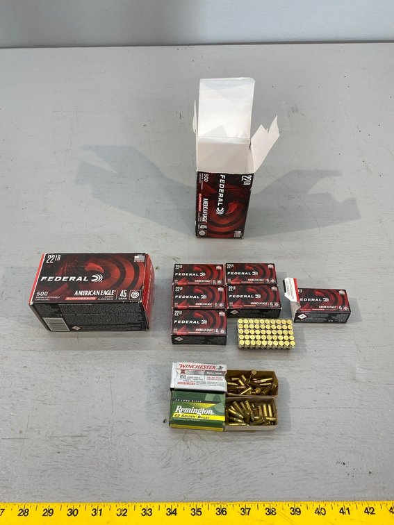 (I-64) [800] .22 LR FEDERAL 45GR. CARTRIDGES, AND OTHER .22 LR CARTRIDGES