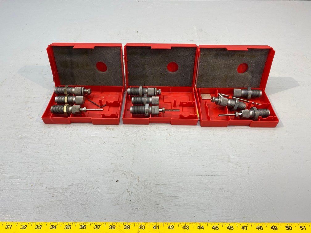 (I-70) 10MM AUTO/40 S&W RELOADING DIES, 9MM LUGER/9X21 DIES, 45 AUTO/AR/WIN DIES