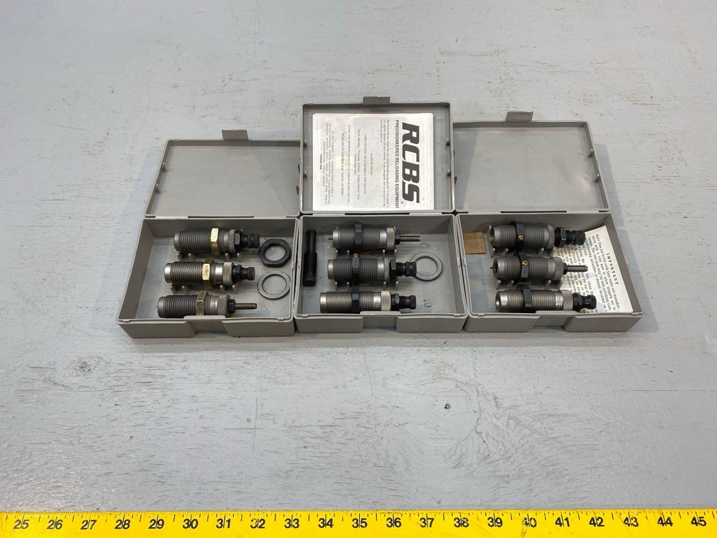 (I-71) 357 MAG/38SPL/357 MAX DIES, 357MAG/38SPL/357MX TAPER CRIMP DIES, AND .40 S&W/10MM AUTO DIES