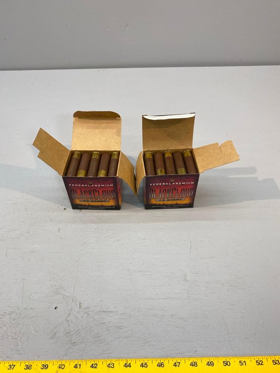 (I-78) [2] BOXES OF 25 FEDERAL BLACK CLOUD 10 GA. 3-1/2" BB SHOT SHELLS