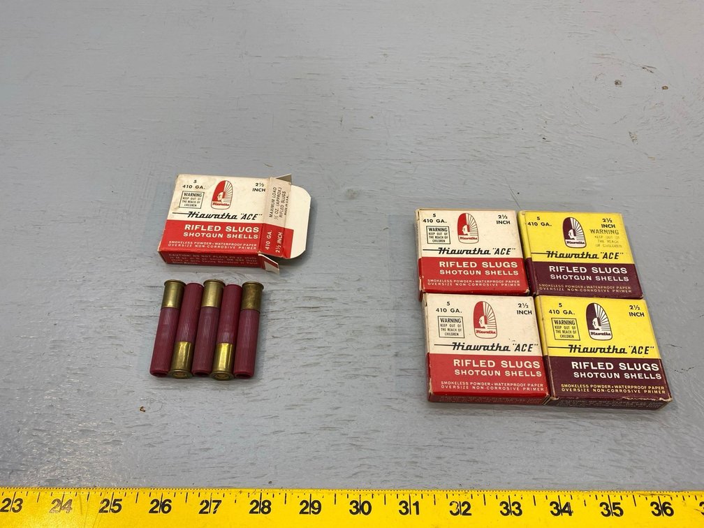 (I-82) [5] BOXES OF 5 .410 GA SLUGS