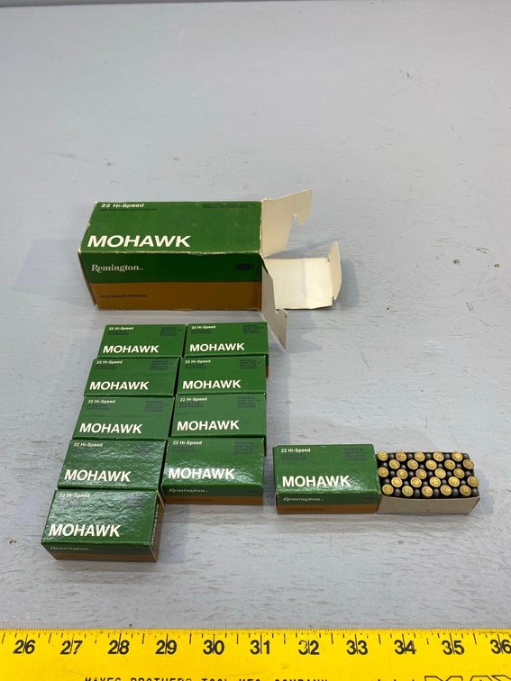 (I-84) BOX OF [500] MOHAWK 22 CAL CARTRIDGES