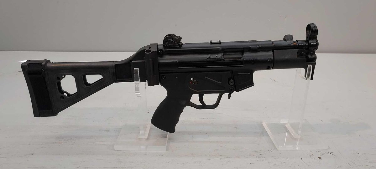 (I-10GA) CENTURY ARMS AP5-M 9MM PISTOL, COMES WITH SBTAC FOLDING STOCK, 4.5" BARREL, SEMI AUTO, ONE 