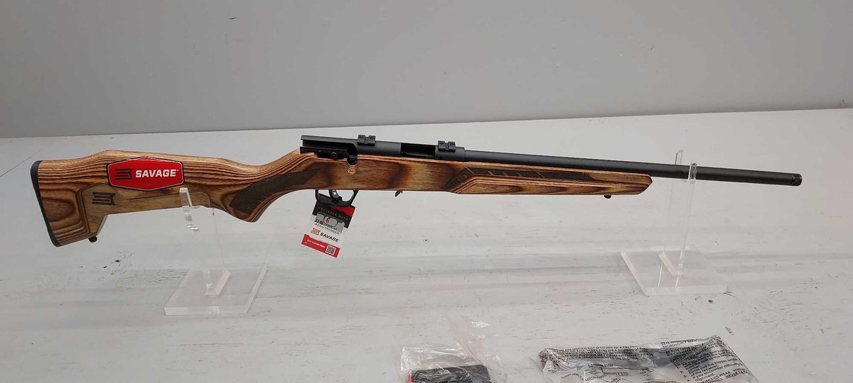 (I-25GA) SAVAGE MODEL 93 MINIMALIST .22 WMR, BROWN, NEW IN BOX, NEVER FIRED, SN:4423037