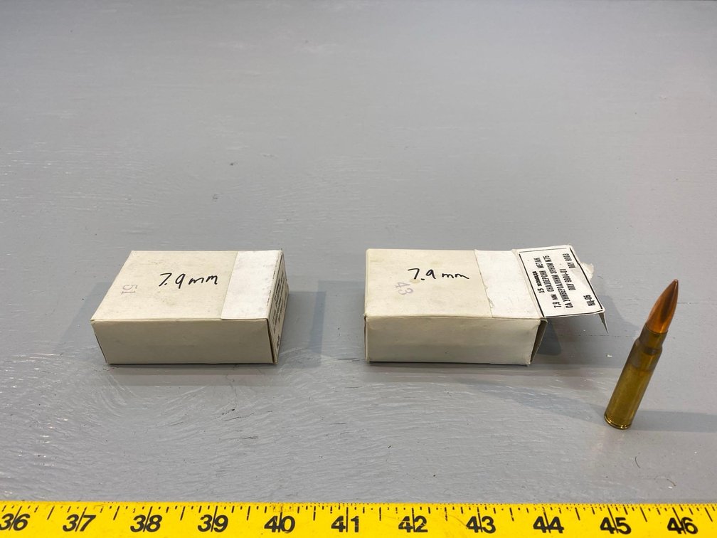 (I-28) [2[ BOXES OF 15 7,9 MM ROUNDS