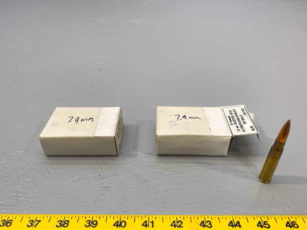 (I-29) [2[ BOXES OF 15 7,9 MM ROUNDS