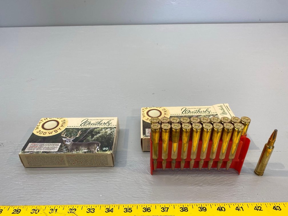 (I-32) [2] BOXES OF 20 WEATHERBY 300 MAG ROUNDS, 180 GR SPITZER