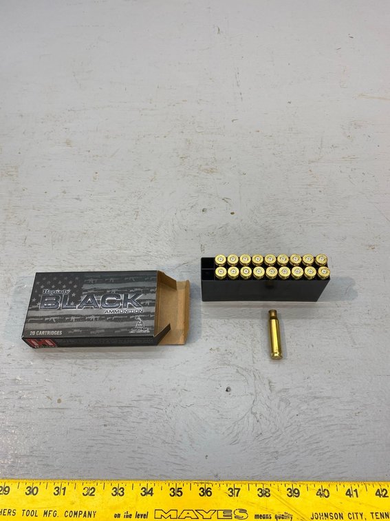 (I-35) [19] HORNADY BLACK .308 WIN 155 GR CARTRIDGES