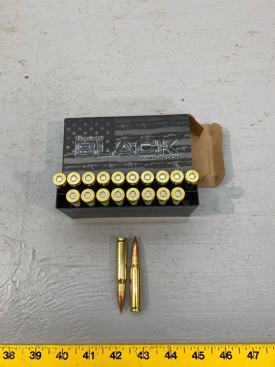 (I-36) [20] HORNADY .308 WIN 155 GR. CARTRIDGES