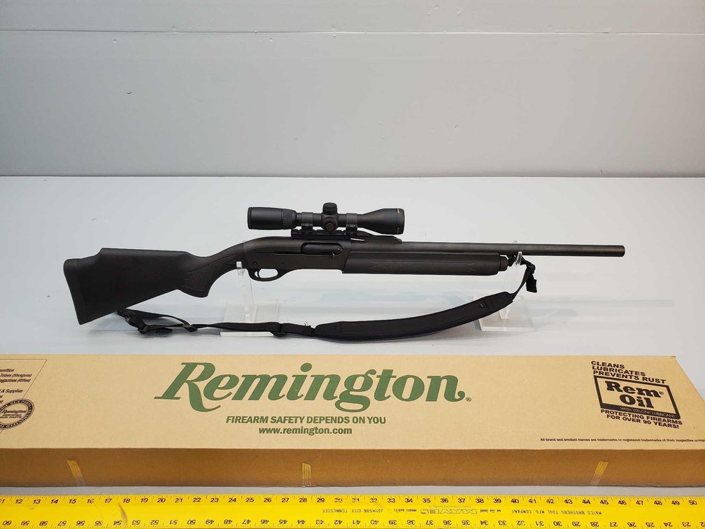 (I-45GA) REMINGTON 11-87 SPORTSMAN SLUG 12 GA PUMP SHOTGUN, NIKON SLUG HUNTER, SN# PC879369