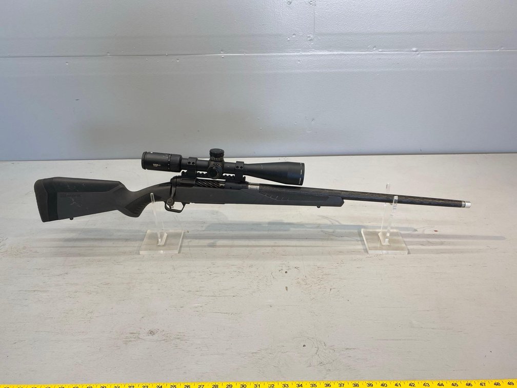 (I-60GA) SAVAGE 110 ULTRA LIGHT 6.5 PRC, VORTEX VIPER 5-25 X 50 ADJUSTABLE LONG RANGE SCOPE PST, CAR