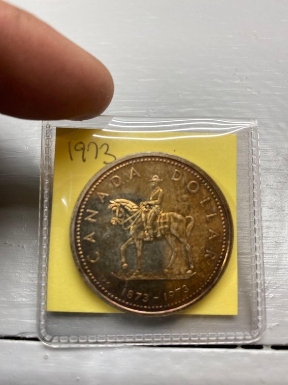 (I-63CO) 1973 CANADA DOLLAR (SILVER)