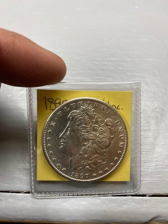 (I-67CO) 1897-S MORGAN DOLLAR (UNCIRCULATED)