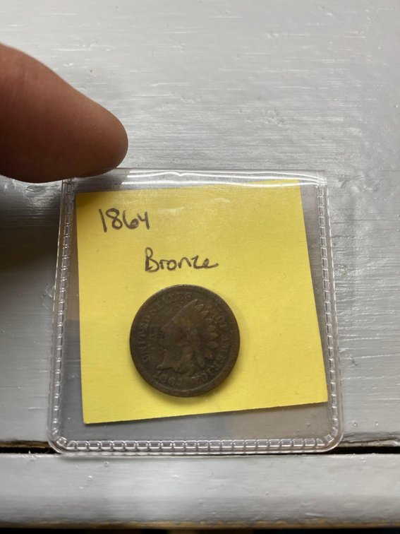 (I-75CO) 1864 (BRONZE) INDIAN HEAD CENT