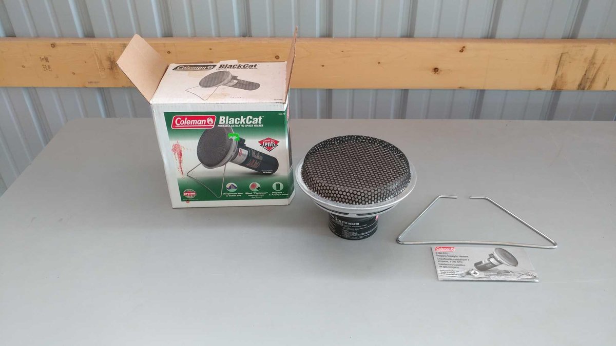 (I-13) COLEMAN BLACKCAT CATALYTIC PROPANE HEATER ATTACHMENT
